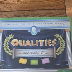 Qualities Party Board Game - Green Box by Unbranded